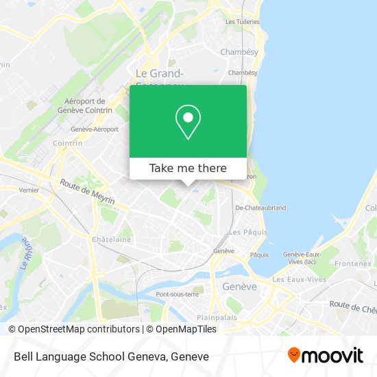 Bell Language School Geneva map