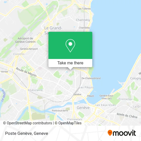 Poste Genève map