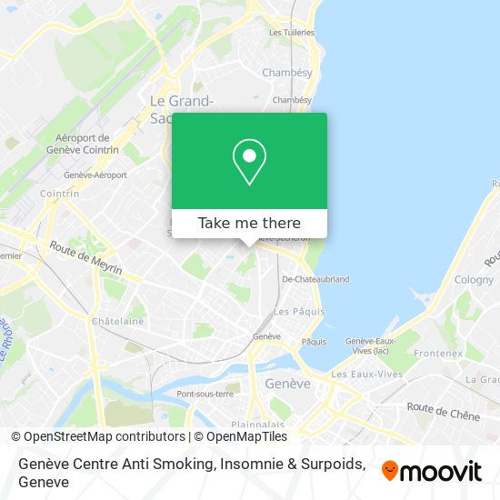 Genève Centre Anti Smoking, Insomnie & Surpoids Karte