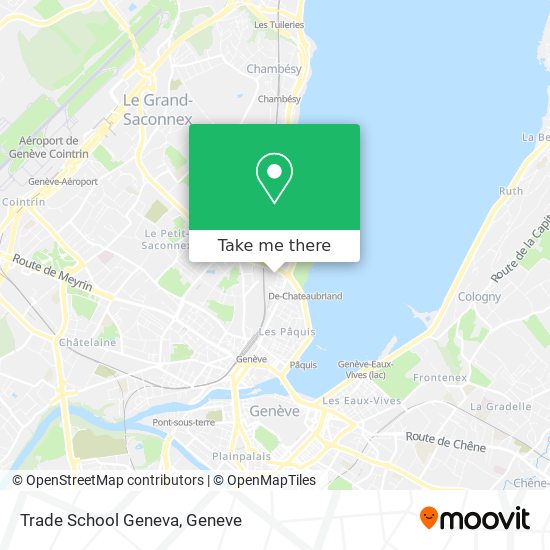 Trade School Geneva map
