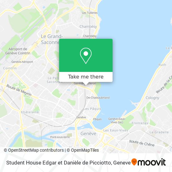 Student House Edgar et Danièle de Picciotto map