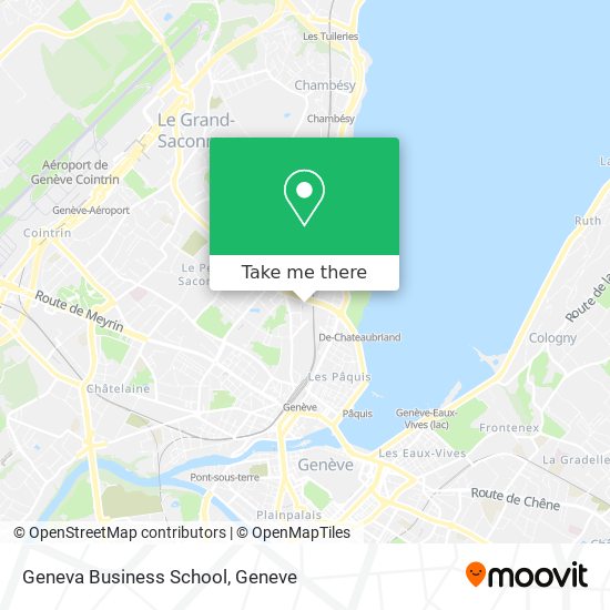 Geneva Business School map