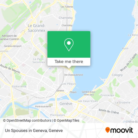 Un Spouses in Geneva map
