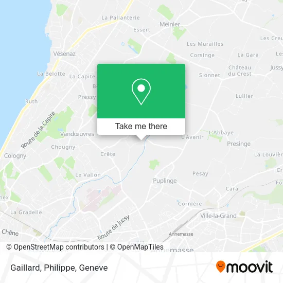 Gaillard, Philippe map