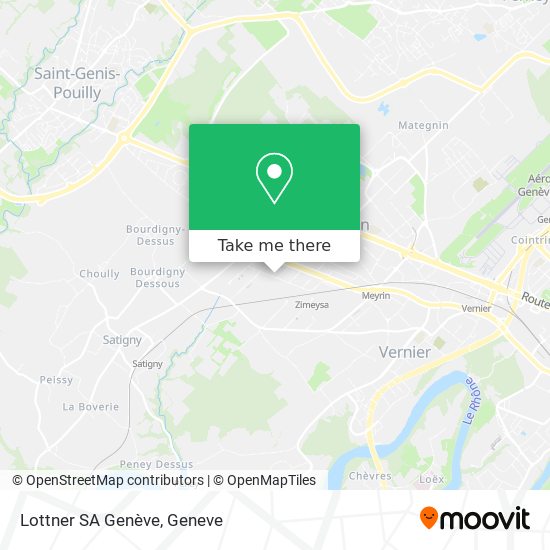 Lottner SA Genève map