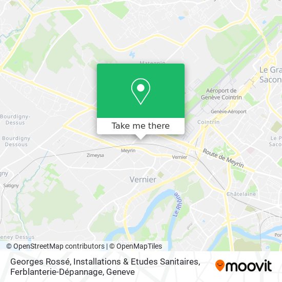 Georges Rossé, Installations & Etudes Sanitaires, Ferblanterie-Dépannage map