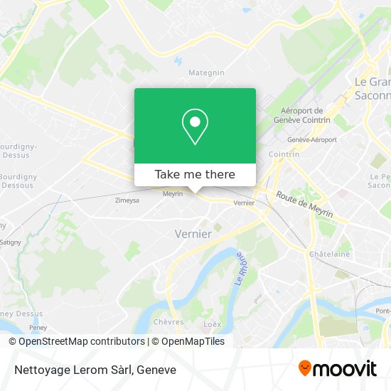 Nettoyage Lerom Sàrl map