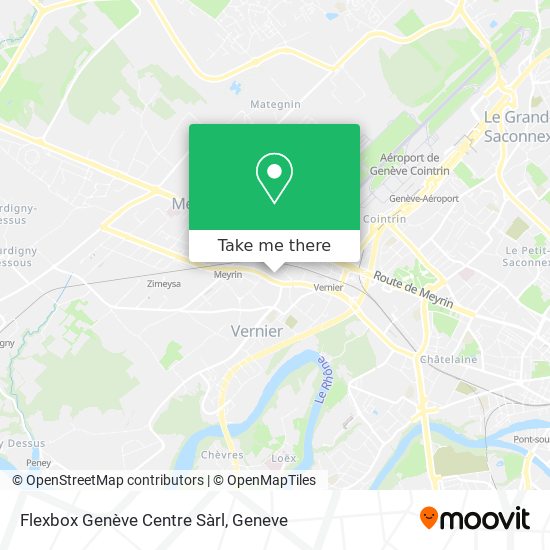 Flexbox Genève Centre Sàrl map