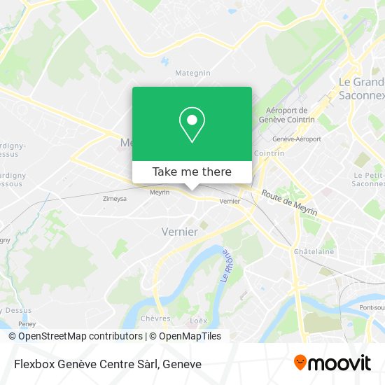 Flexbox Genève Centre Sàrl map