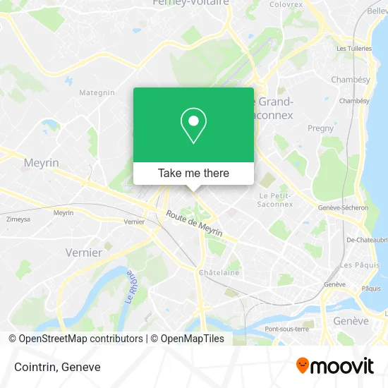 Cointrin map