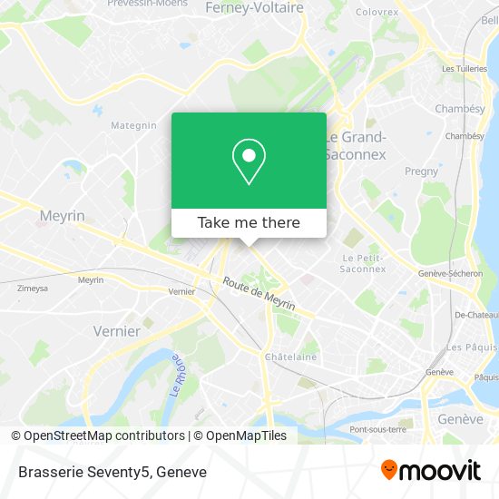 Brasserie Seventy5 map