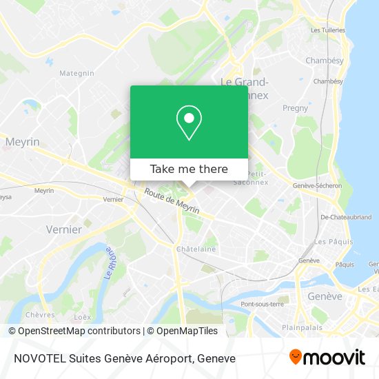 NOVOTEL Suites Genève Aéroport Karte