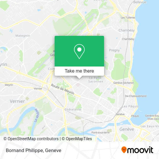 Bornand Philippe map