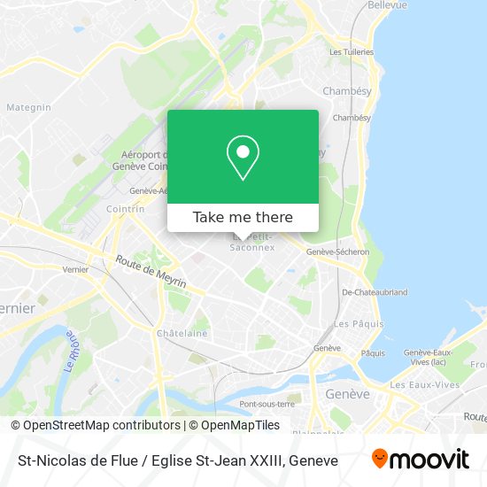 St-Nicolas de Flue / Eglise St-Jean XXIII map