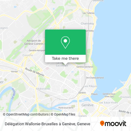 Délégation Wallonie-Bruxelles à Genève map