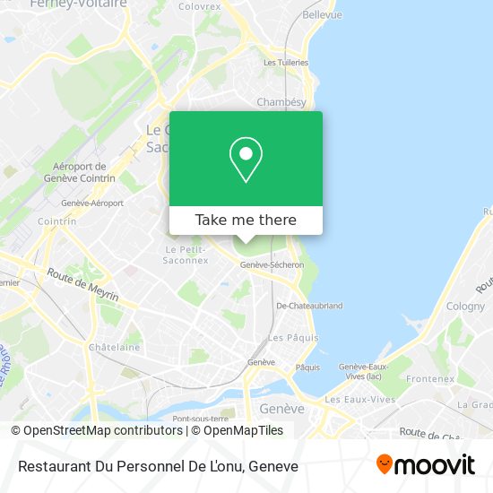 Restaurant Du Personnel De L'onu map