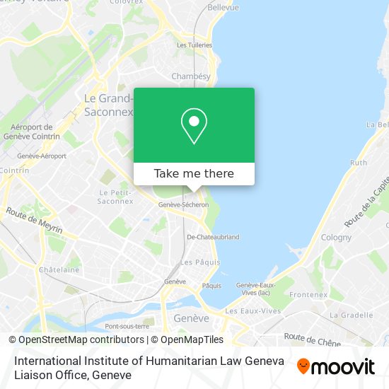 International Institute of Humanitarian Law Geneva Liaison Office map