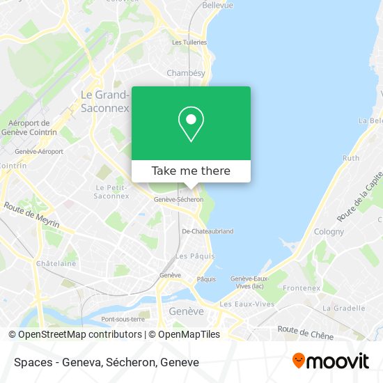 Spaces - Geneva, Sécheron map