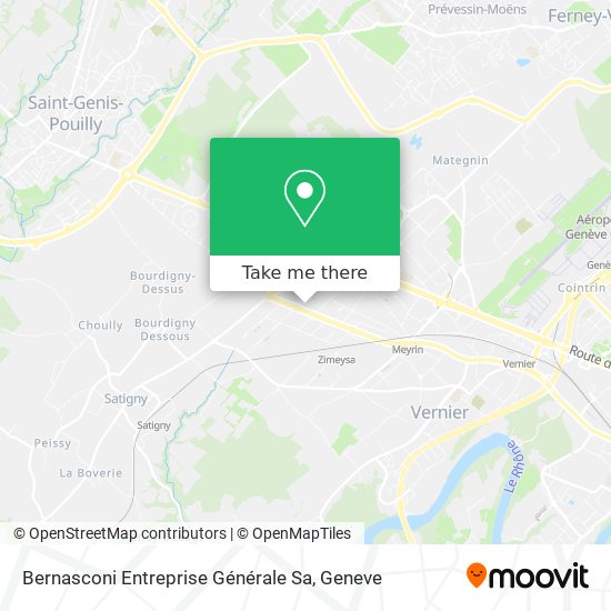 Bernasconi Entreprise Générale Sa map