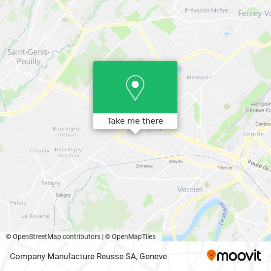 Company Manufacture Reusse SA map