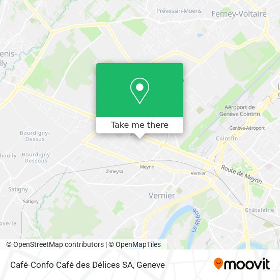 Café-Confo Café des Délices SA map