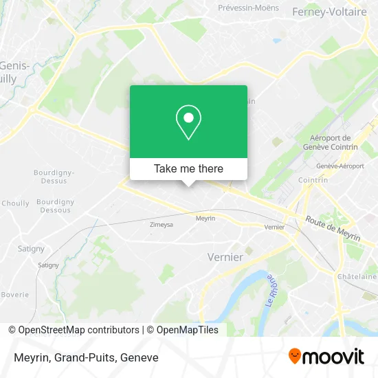 Meyrin, Grand-Puits map