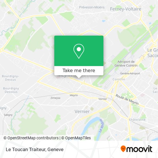 Le Toucan Traiteur map