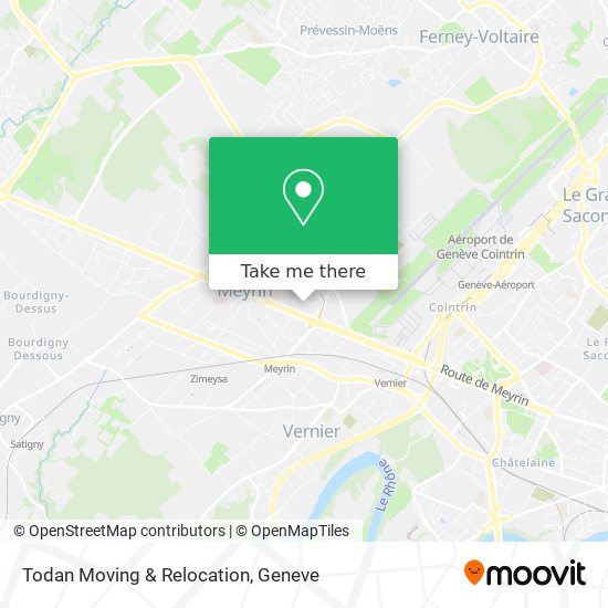 Todan Moving & Relocation Karte