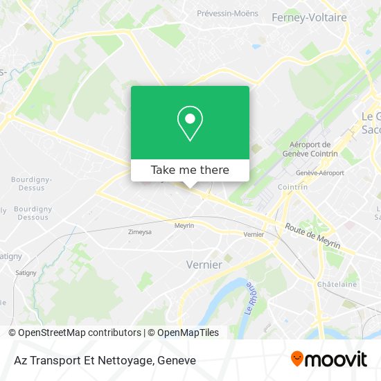 Az Transport Et Nettoyage map