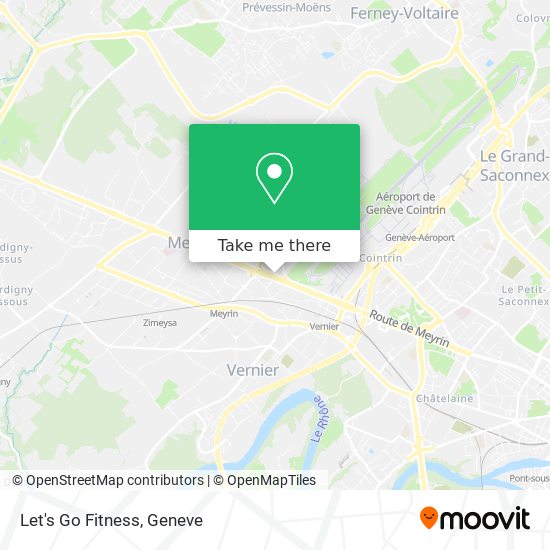Let's Go Fitness map