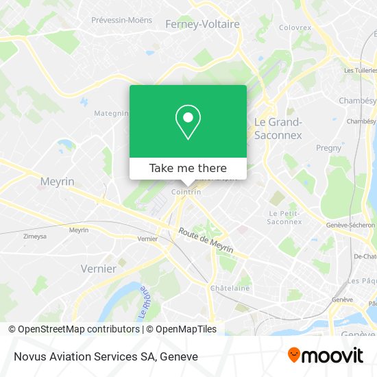 Novus Aviation Services SA Karte