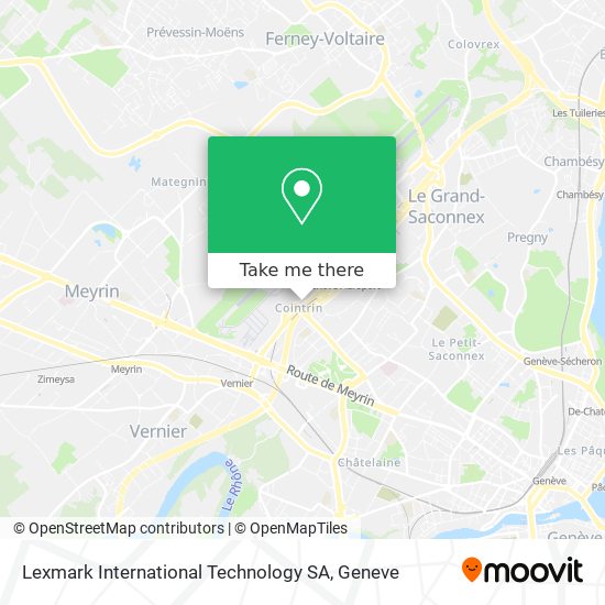 Lexmark International Technology SA map