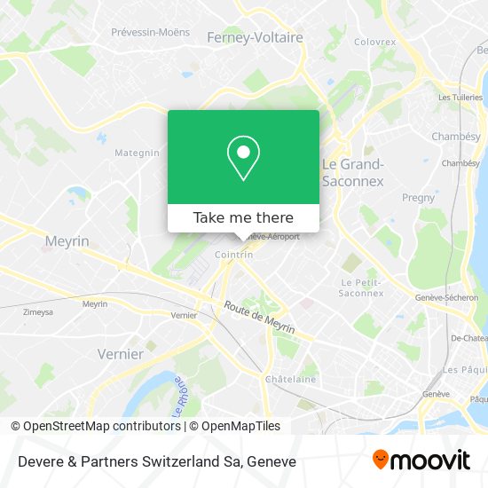 Devere & Partners Switzerland Sa map