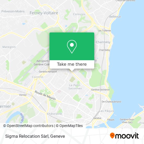 Sigma Relocation Sàrl map