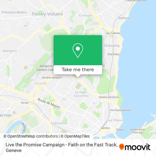 Live the Promise Campaign - Faith on the Fast Track Karte