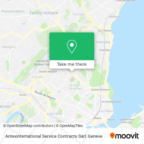 Antexinternational Service Contracts Sàrl map
