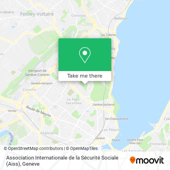 Association Internationale de la Sécurité Sociale (Aiss) map
