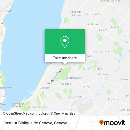 Institut Biblique de Genève map