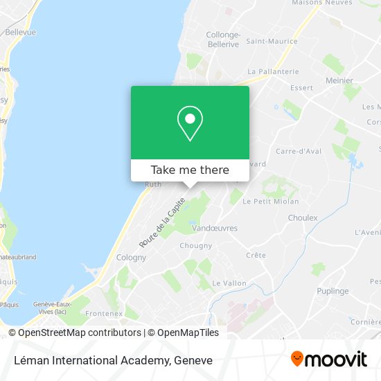 Léman International Academy map