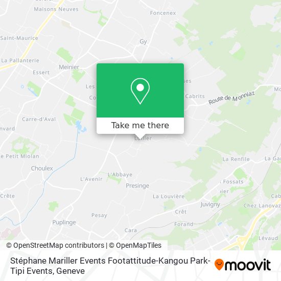 Stéphane Mariller Events Footattitude-Kangou Park-Tipi Events map
