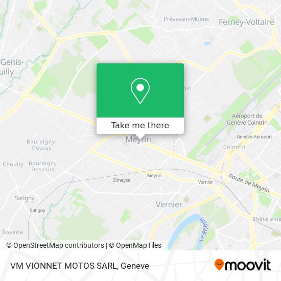 VM VIONNET MOTOS SARL map