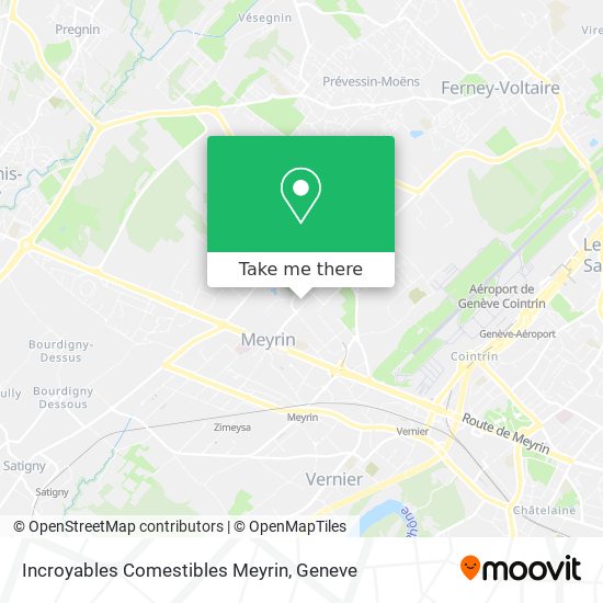 Incroyables Comestibles Meyrin map