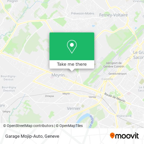 Garage Mojip-Auto map