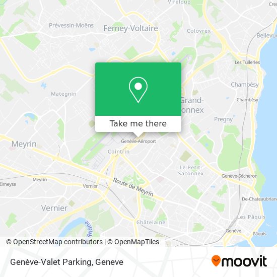 Genève-Valet Parking map