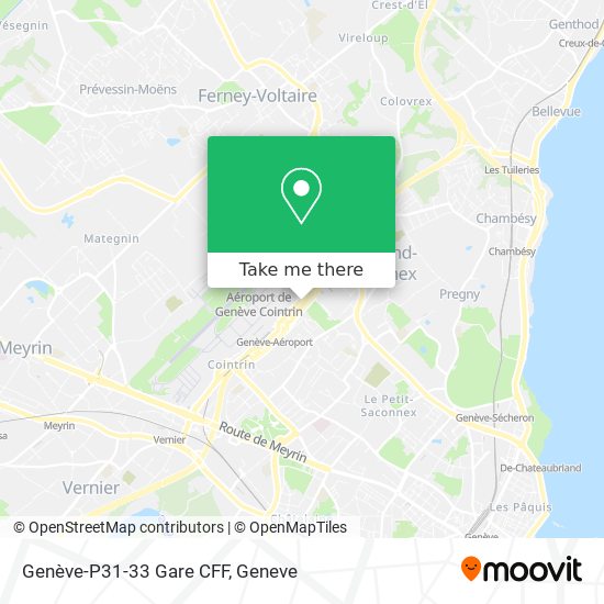 Genève-P31-33 Gare CFF map