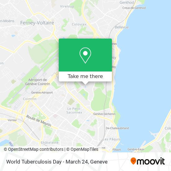 World Tuberculosis Day - March 24 map