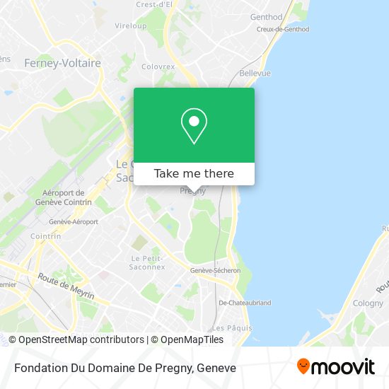 Fondation Du Domaine De Pregny Karte