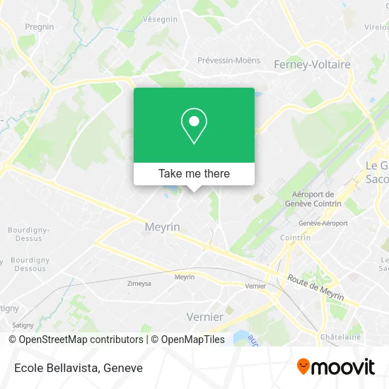 Ecole Bellavista map