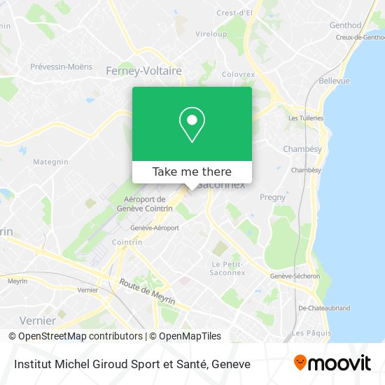 Institut Michel Giroud Sport et Santé map
