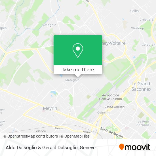 Aldo Dalsoglio & Gérald Dalsoglio map